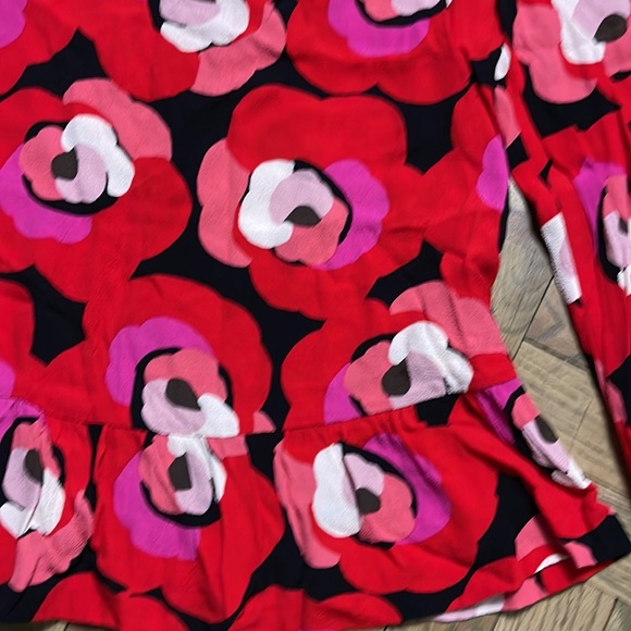 Kate Spade fun blouse poppy’s size 10 NWT - Picture 3 of 6